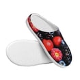 thumbnail image 3 of Lsque Variety Of Fruits And Berries Pattern Womens Comfort Cotton on Scuff With Memory Foam and Anti-skid Sole Slipper-39/40, 3 of 7