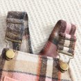 thumbnail image 6 of Baby Girl Toddler Girl 2‑Piece Ruffle Romper and Suspender Skirt Set with Headband | Long Sleeve Plaid Overall Dress Fall Winter Spring Daily Wear for Baby Girls Kaprioy Girls Clothes Fall Winter, 6 of 8