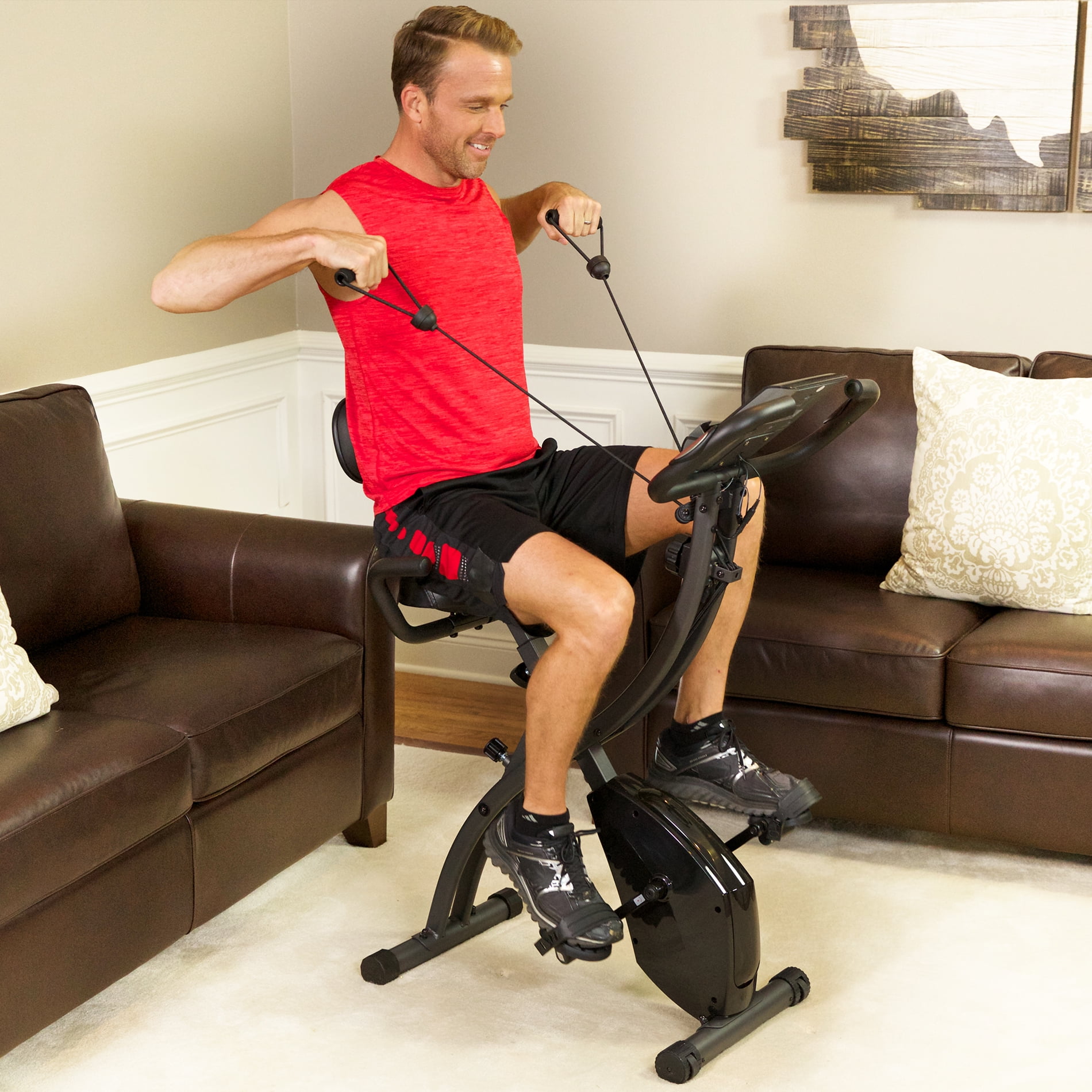 slim cycle folding exercise bike