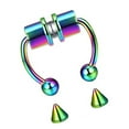 thumbnail image 1 of maskred 1/2/3/5 2021 New Fake Nose Ring Alloy Nose Hoop Septum Rings For Colorful 1 Pc, 1 of 6