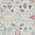 thumbnail image 6 of SAFAVIEH Madison Kirsteen Floral Bordered Area Rug, Light Grey/Fuchsia, 6'7" x 6'7" Round, 6 of 7