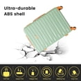 thumbnail image 3 of Hardside Luggage Sets 3 Piece, Hardshell Suitcase TSA Lock Spinner Wheel with Travel Duffle Bag and 4 Packing Cube.Green, 3 of 8