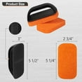 thumbnail image 2 of SHINESTAR 11-Piece Griddle Scouring Pad for Blackstone, Flat Top Grill Cleaner for Kitchen, Griddle Cleaning Kit with 10 Grill Scrubber Pads & 1 Handle, Efficient Cleaning & Not Easily Fall Off, 2 of 7