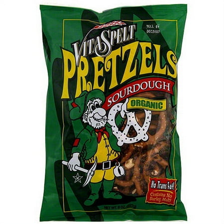 Vita Spelt Sourdough Pretzels, 8 oz (Pack of 12)