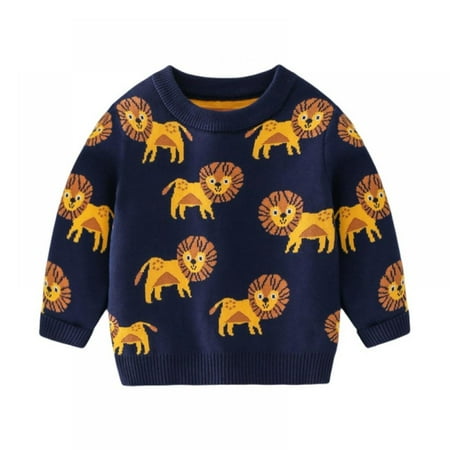 

Toddler Baby Little Girls Boys Crewneck Sweatshirt Pullover Sweater Long Sleeve Shirt Blouse Tops Fall Winter Clothes