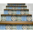 thumbnail image 3 of HomeRoots 400265 4 x 4 in. Madison Vintage Mosaic Blue Peel & Stick Tiles, 3 of 5