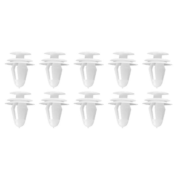 Soumake 10Pcs Universal Car 8mm Hole Plastic Rivets Fastener Door Clips Vehicle Rivets