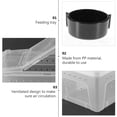 thumbnail image 3 of WRITWAA Reptile Transport Container 1Pcs Rectangular Box for Snakes and Lizards 25.8X15.1X11cm, 3 of 7