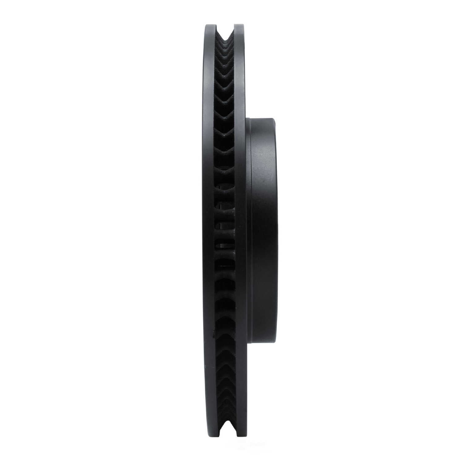 Dynamic Friction Company 633-76154R DFC Brake Rotor - Drilled And Slotted - Black