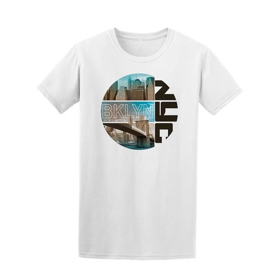 Bklyn Nyc Abstract Art Tee Men's -Image by Shutterstock