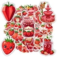 thumbnail image 3 of 35pcs-50pcs Cheerful Stickers Stationery Strawberry Stickers Decorative Decals DIY Stickers Kids Stickers for Luggage Phone Laptop, 3 of 9