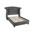 thumbnail image 5 of Sophia King 4 Pc Tufted Upholstery Bedroom Set Made With Wood in Gray, 5 of 13