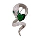 thumbnail image 5 of Broche de serpiente, joyería, elegante, romántico, de moda, accesorios de vestuario, pin de solapa Plata, 5 of 9