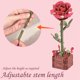 thumbnail image 4 of Bloques de construcción de madera Juego de rompecabezas de flores | Kit de modelo floral de madera 3D | DIY Decoración de manualidades de rosa de girasol con margarita de lirio eterno, 4 of 7