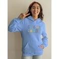thumbnail image 2 of Give Me Candy. Groovy Style Hoodie Juniors - Youth Hoodie, Large, 2 of 4