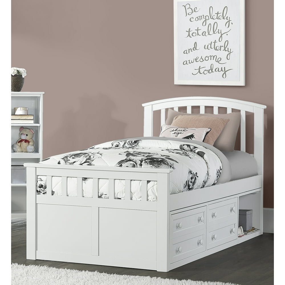 Hillsdale Furniture Schoolhouse 4.0 Charlie Captain's Twin Bed, 2