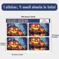 thumbnail image 2 of 4Pcs Credit Card Stickers Pumpkin Lantern Debit Card Decor Cards Protecting Waterproof Removable No Bubble Matte Scratch Resistant Film for Transportation Card Bank Card 3.3x2.1in, 2 of 6