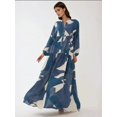 thumbnail image 2 of Printed Long Sleeve Viscose Maxi Dress, 2 of 7