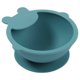 thumbnail image 1 of Cuencos para bebés con ventosa de la ventosa Portátil Silicona Silicone Niños Alimentación Vajilla Vajilla recién nacido Niños Regalos Camping Suministros Oscuro Verde Inevent HA059430-01B, 1 of 7