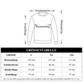 thumbnail image 5 of Suéter de cuello en V para mujer, top cálido, sudadera a rayas, 5 of 5