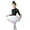 Black, variant on AWZXDE Kid Girls Ballet Dance Dress Lace Long Sleeve Leotards With Removable Tutu Skirt Ballerina Outfit Dancewear Blue,9-10 Years