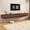 Brown-106'', variant on ANPOO 94.5''Minimalist Floating TV Stand, Modern Wall-Mounted Media Console with Rounded Edge Hidden Handle & 4 Drawers for Wall-mounted TV Up to 110'', High-gloss Black