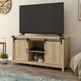 thumbnail image 2 of Sauder Bridge Acre Engineered Wood TV Stand For TVs Up To 58" in Orchard Oak, 2 of 5