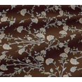 thumbnail image 4 of oneOone Cotton Jersey Brown Fabric Leaves & Flower Floral Crafts Projects Decor Fabric Printed By The Yards 58 Inches Wide, 4 of 4