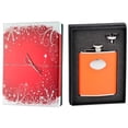 thumbnail image 2 of Visol Products Holiday Essential Leather Liquor Flask Gift Set, 2 of 3