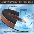 thumbnail image 3 of Almohadillas para auriculares SoloWit QC35 QC35 II Cooling-Gel Coffee, 3 of 8