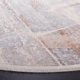 thumbnail image 3 of SAFAVIEH Marmara Keila Abstract Area Rug, Beige/Blue Rust, 6'7" x 6'7" Round, 3 of 8