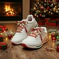 thumbnail image 5 of Flat Printed Shoelaces,Christmas Themed Thin Flat Shoelaces,Shoe Laces for Sneakers, 5 of 6