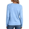 thumbnail image 5 of ByworldtasicNo Boundaries Long Sleeve Shirts for Women Fall Outfit 2026 Fashion Casual T Shirt Ribbed Round Neck Basic Loose Tunic Tops, 5 of 9
