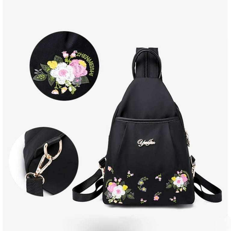 flower embroidered mini backpack Backer Wild Add some floral flair to your Loungefly collection with this Minnie Mouse mini backpack Modstep Mini Backpack Purse for