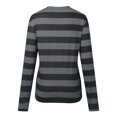 thumbnail image 4 of Womens Striped Tunic Tops Long Sleeve Round Neck Fairy Grunge Tees Baggy Fall Vintage Streetwear T-Shirt, 4 of 5