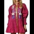 thumbnail image 2 of Vestido Camisero de Cascanueces para Mujer, con Brillo Navideño, Sudadera de Papá , Minivestido Tipo Suéter Púrpura S, 2 of 7