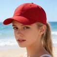 thumbnail image 3 of bestolf Baseball Hat Adjustable Size Sun Protection Sports Fitness Hat with Extended Curved Brim All Seasons Wear (Khaki ), 3 of 8