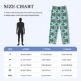 thumbnail image 2 of Cauagu Turtles And Seahorses Mens Pajama Pants Sleep & Lounge Pants,PJ Bottoms with Pockets-Medium, 2 of 7