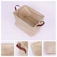thumbnail image 2 of Unique Bargains Fabric Storage Cube Storage Bin Storage Basket Beige Wave, 2 of 7