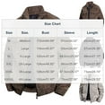 thumbnail image 3 of Donemore Men's Windproof & Warm PU Leather Jacket Solid Color Stand Collar Zipper & Button Closure Multi-Pockets Classic Casual Bomber Coat, 3 of 8