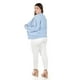 thumbnail image 3 of Cardigan con diseño de trenza Roman Fashion / Tallas Extras, 4014 (Azul cielo) azul cielo 42, 3 of 7