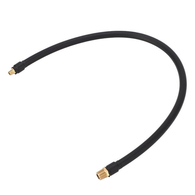 Manguera de compresor de aire NPT de 1/4 pulgadas, bomba de aire de doble cabezal de goma, manguera de conexión para inflador de neumáticos, tubo de 1,97 pies