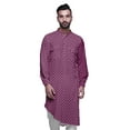 thumbnail image 1 of Atasi Kurta Décontractée Imprimée à Col Mandarin Chemise Ethnique Longue Kurta Asymétrique, 1 of 6