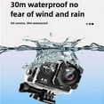 thumbnail image 4 of Roamix Vision+ 4K, cámara de acción Roamix Vision 4K, cámara Qinux Pixgo 4K, cámara deportiva Vision 4K, cámara deportiva de buceo con wifi 4K, cámara subacuática DV HD impermeable para, 4 of 7