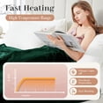 thumbnail image 7 of WISHEAD Electric Heated Throw Blanket with 9 Heat Levels & Auto Shut-Off, Plush Dual-Sided Flannel for Couch & Travel, Machine Washable, 50"x60", Green, 7 of 7
