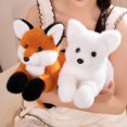 thumbnail image 2 of Peluches de zorros de dibujos animados de 45 a 90 cm, muñeco de zorro rojo blanco de cola larga, almohada suave y abrazable para niños, regalo de cumpleaños y Navidad, 2 of 4