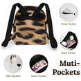 thumbnail image 4 of Cheetah Leopard Print Small Backpack Cute Mini Backpacks For Woman Lightweight Daypacks, 4 of 8
