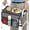 Gray, variant on Rhino Valley Walker Tray for Folding Walker,Tray for Walker with Cup Holder | Sturdy & Non-Slip Tray for Walkers,Blue Cosmos