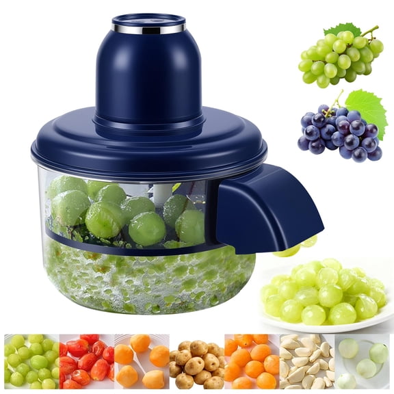 Automatic Grape & Garlic Peeler Machine, Electric Potato Peeler Electric Peelers for Potatoes and Fruits, Tomatoes, and Cherry, Rechargeable Kitchen Tool for Home Use, Camping & Commercial Catering