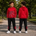 thumbnail image 2 of RBX Boys Jogger Set - Thermal Sports Hoodie and Tricot Joggers Athletic Outfit Set 4 Piece, 2 of 7